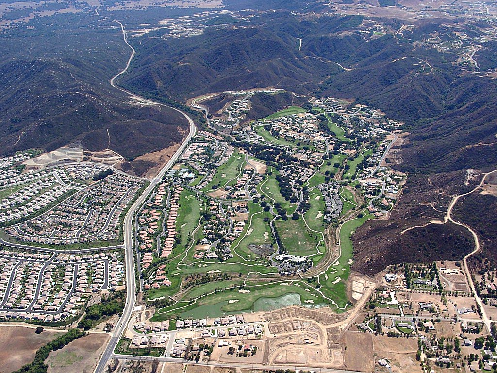 Arial View Bear Creek Golf and Country Club